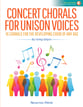 Concert Chorals for Unison Voices Unison Reproducible Book & Online Audio Access cover